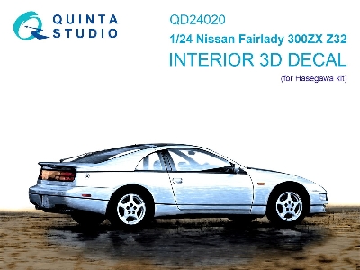 Nissan Fairlady 300zx Z32 - 3d-printed & Coloured Interior (For Hasegawa Kits) - zdjęcie 1
