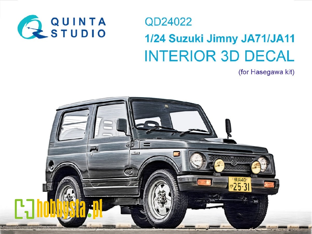Suzuki Jimny Ja71/Ja11 - 3d-printed & Coloured Interior (For Hasegawa Kits) - zdjęcie 1 Suzuki Jimny Ja71/Ja11 - 3d-printed & Coloured Interior (For Hasegawa Kits) - zdjęcie 1