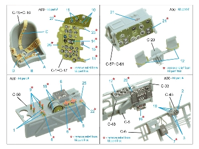 Mitsubishi J2m3 Raiden - 3d-printed & Coloured Interior On Decal Paper (For Zoukei Mura Kits) - zdjęcie 2