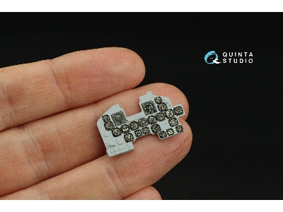Us Wwii Cockpit Instrument Gauges With Bezels - 3d-printed & Coloured Interior On Decal Paper (For All Kits) - zdjęcie 6