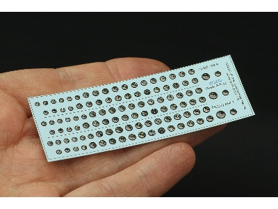 Us Wwii Cockpit Instrument Gauges Without Bezels - 3d-printed & Coloured Interior On Decal Paper (For All Kits) - zdjęcie 3