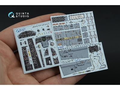 F-104 A - 3d-printed & Coloured Interior On Decal Paper (For Italeri Kits) - zdjęcie 12