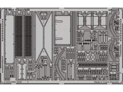  Churchill 1/35 - Afv Club - blaszki - zdjęcie 1