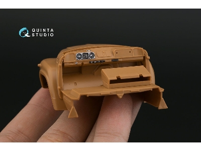 Zil-mmz-555 - 3d-printed & Coloured Interior (For Zvezda Kits) - zdjęcie 1