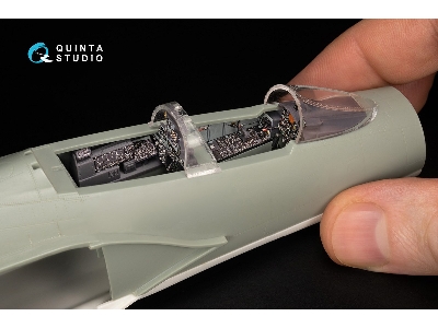 F-4 N Phantom Ii - 3d-printed & Coloured Interior On Decal Paper With 3d-printed Resin Part (For Academy Kits) - zdjęcie 4