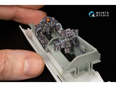 F-4 N Phantom Ii - 3d-printed & Coloured Interior On Decal Paper With 3d-printed Resin Part (For Academy Kits) - zdjęcie 6