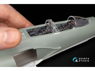 F-4 C Phantom Ii - 3d-printed & Coloured Interior On Decal Paper With 3d-printed Resin Part (For Academy Kits) - zdjęcie 5