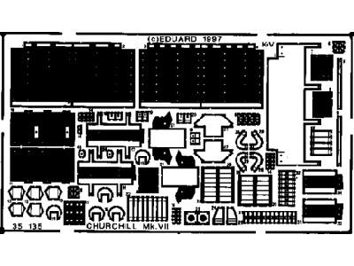  Churchill Mk. VII 1/35 - Tamiya - blaszki - zdjęcie 1