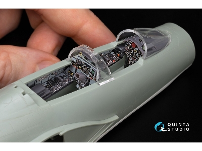 F-4 D Early Phantom Ii - 3d-printed & Coloured Interior On Decal Paper With 3d-printed Resin Part (For Academy Kits) - zdjęcie 