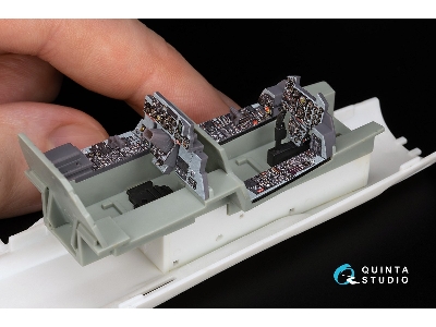 F-4 D Early Phantom Ii - 3d-printed & Coloured Interior On Decal Paper With 3d-printed Resin Part (For Academy Kits) - zdjęcie 
