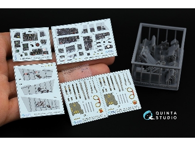 F-4 D Early Phantom Ii - 3d-printed & Coloured Interior On Decal Paper With 3d-printed Resin Part (For Academy Kits) - zdjęcie 