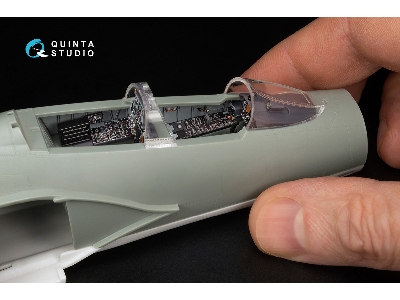 F-4 J Phantom Ii - 3d-printed & Coloured Interior On Decal Paper With 3d-printed Resin Part (For Academy Kits) - zdjęcie 5