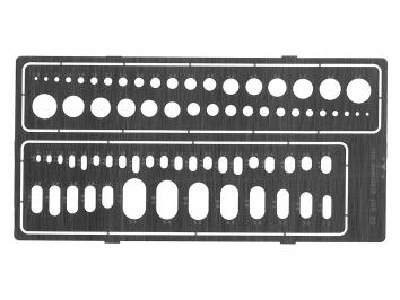  Circle & oval stencils - blaszki - zdjęcie 1