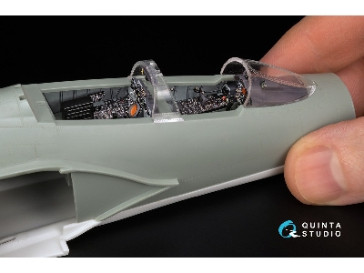 F-4 S Phantom Ii - 3d-printed & Coloured Interior On Decal Paper With 3d-printed Resin Part (For Academy Kits) - zdjęcie 5
