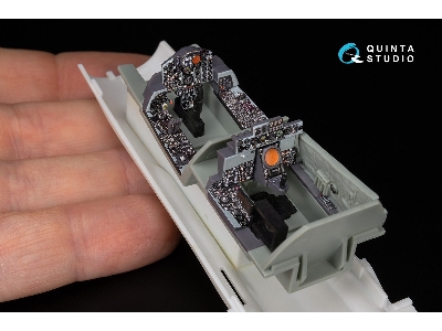 F-4 S Phantom Ii - 3d-printed & Coloured Interior On Decal Paper With 3d-printed Resin Part (For Academy Kits) - zdjęcie 7