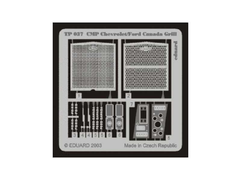  CMP Chevrolet/ Ford Canada Grill 1/35 - Italeri - blaszki - zdjęcie 1