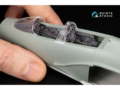 F-4 D Late Phantom Ii - 3d-printed & Coloured Interior On Decal Paper With 3d-printed Resin Part (For Academy Kits) - zdjęcie 5
