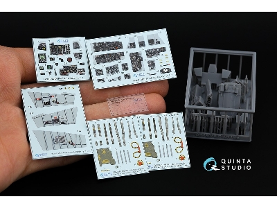 F-4 D Late Phantom Ii - 3d-printed & Coloured Interior On Decal Paper With 3d-printed Resin Part (For Academy Kits) - zdjęcie 1