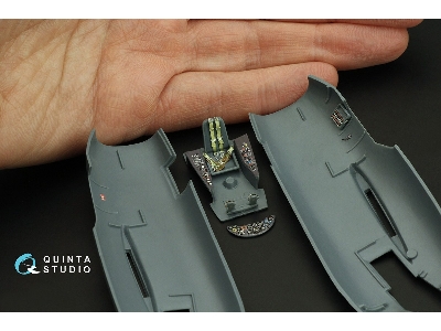 Me P.1101 - 3d-printed & Coloured Interior On Decal Paper (For Rs Models Kits) - zdjęcie 3