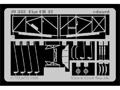  CR 42 Falco 1/48 - Italeri - blaszki - zdjęcie 3