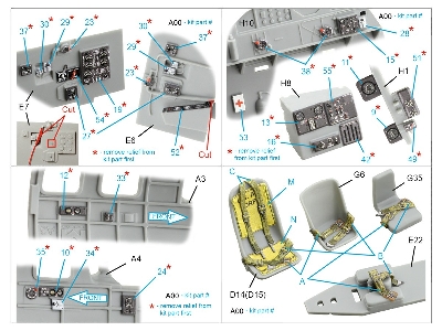 Boeing B-17 G - 3d-printed & Coloured Interior On Decal Paper (For Hk Models Kits) - zdjęcie 2