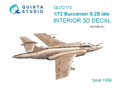 Blackburn Buccanneer S.2b Late - 3d-printed & Coloured Interior On Decal Paper (For Airfix Kits) - zdjęcie 1