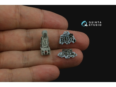 Sukhoi Su-27 Ub - 3d-printed & Coloured Interior On Decal Paper With 3d-printed Resin Part (For Trumepter Kits) - zdjęcie 4