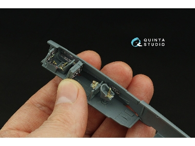 Messerchmitt Bf-110 C/D/E - 3d-printed & Coloured Interior On Decal Paper (For Eduard Kits) - zdjęcie 5
