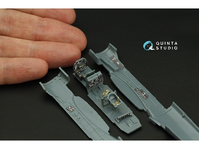 Messerchmitt Bf-110 C/D/E - 3d-printed & Coloured Interior On Decal Paper (For Eduard Kits) - zdjęcie 7