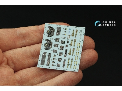 Messerchmitt Bf-110 C/D/E - 3d-printed & Coloured Interior On Decal Paper (For Eduard Kits) - zdjęcie 8