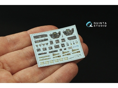 Messerchmitt Bf-110 C/D/E - 3d-printed & Coloured Interior On Decal Paper (For Eduard Kits) - zdjęcie 9