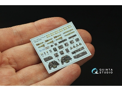 Messerchmitt Bf-110 C/D/E - 3d-printed & Coloured Interior On Decal Paper (For Eduard Kits) - zdjęcie 10