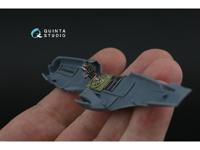 P-51 D Mustang Late - 3d-printed & Coloured Interior On Decal Paper (For Eduard Kits) - zdjęcie 7