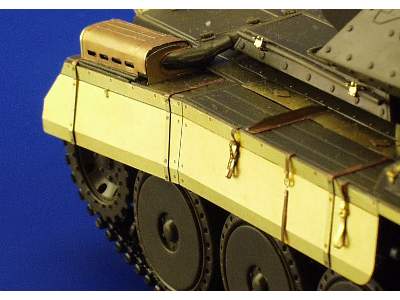  Crusader Mk. I fenders 1/35 - Italeri - blaszki - zdjęcie 2