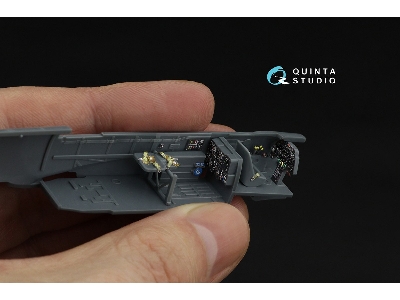 Messerschmitt Bf-110 G-2 / G-4 - 3d-printed & Coloured Interior On Decal Paper (For Eduard Kits) - zdjęcie 3