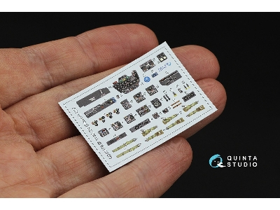 Messerschmitt Bf-110 G-2 / G-4 - 3d-printed & Coloured Interior On Decal Paper (For Eduard Kits) - zdjęcie 8