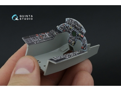 F-104 A - 3d-printed & Coloured Interior On Decal Paper (For Italeri Kits / Small Version) - zdjęcie 5