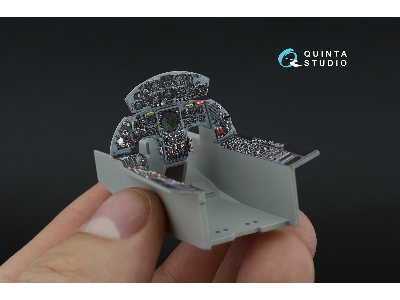 F-104 A - 3d-printed & Coloured Interior On Decal Paper (For Italeri Kits / Small Version) - zdjęcie 6