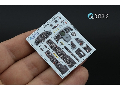 F-104 C - 3d-printed & Coloured Interior On Decal Paper (For Italeri Kits / Small Version) - zdjęcie 10