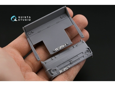Kamaz-43509 - 3d-printed & Coloured Interior Small Version (For Zvezda Kits) - zdjęcie 3