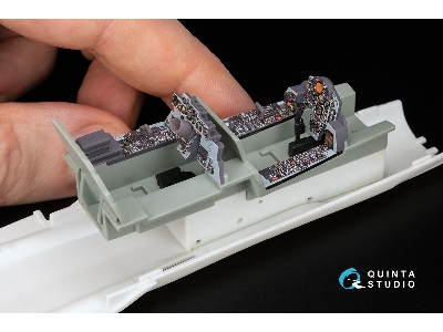 F-4 C Phantom Ii  - 3d-printed & Coloured Interior With 3d-printed Resin Parts (For Academy Kits / Small Version) - zdjęcie 6