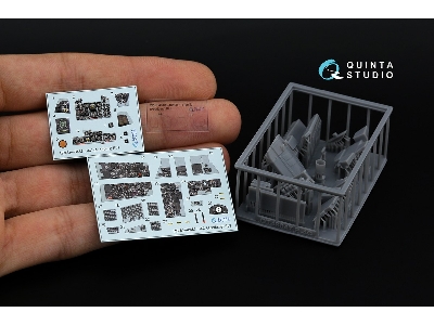 F-4 C Phantom Ii  - 3d-printed & Coloured Interior With 3d-printed Resin Parts (For Academy Kits / Small Version) - zdjęcie 13