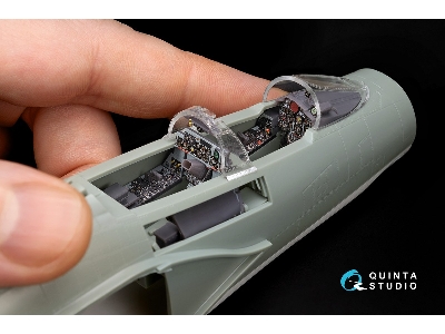 F-4 D Early Phantom Ii  - 3d-printed & Coloured Interior With 3d-printed Resin Parts (For Academy Kits / Small Version) - zdjęc
