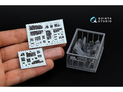F-4 D Early Phantom Ii  - 3d-printed & Coloured Interior With 3d-printed Resin Parts (For Academy Kits / Small Version) - zdjęc