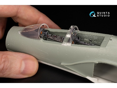 F-4 J Phantom Ii  - 3d-printed & Coloured Interior With 3d-printed Resin Parts (For Academy Kits / Small Version) - zdjęcie 3