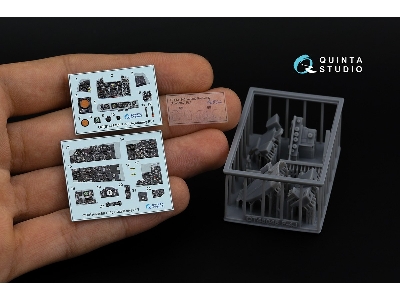 F-4 J Phantom Ii  - 3d-printed & Coloured Interior With 3d-printed Resin Parts (For Academy Kits / Small Version) - zdjęcie 14