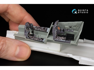 F-4 S Phantom Ii  - 3d-printed & Coloured Interior With 3d-printed Resin Parts (For Academy Kits / Small Version) - zdjęcie 7