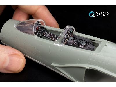 F-4 D Late Phantom Ii  - 3d-printed & Coloured Interior With 3d-printed Resin Parts (For Academy Kits / Small Version) - zdjęci