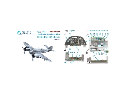 Bristol Beaufighter Mk.Vi - 3d-printed & Coloured Interior On Decal Paper (For Tamiya Kits / Small Version) - zdjęcie 8