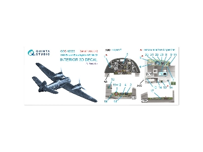 Bristol Beaufighter Nf.Mk.Vi - 3d-printed & Coloured Interior On Decal Paper (For Tamiya Kits / Small Version) - zdjęcie 8